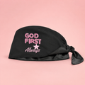 “God First Always” satin lined scrub cap