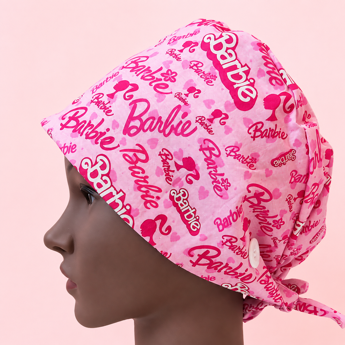 “Nurse barbie” scrub cap
