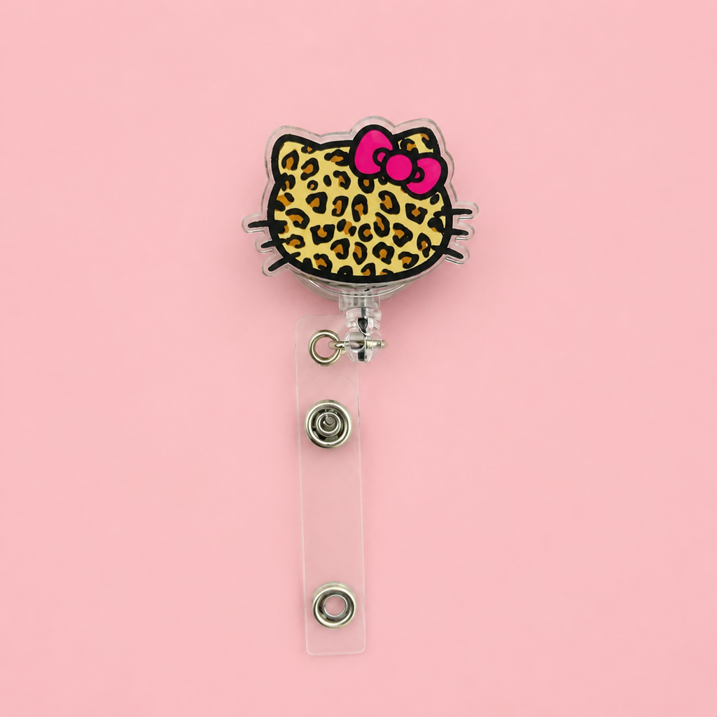 “Wild kitty” badge reel