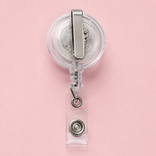 “Nurse barbie” badge reel
